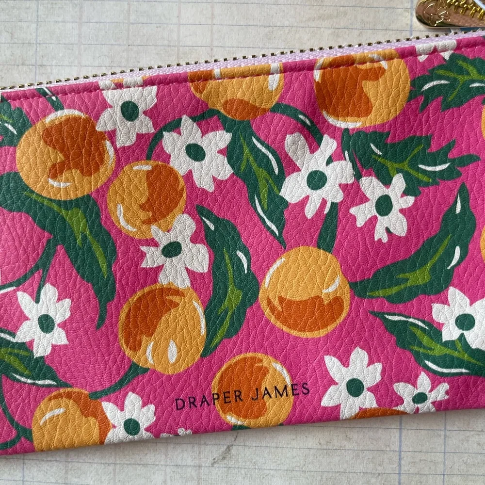 Draper James Citrus Floral Pencil Pouch